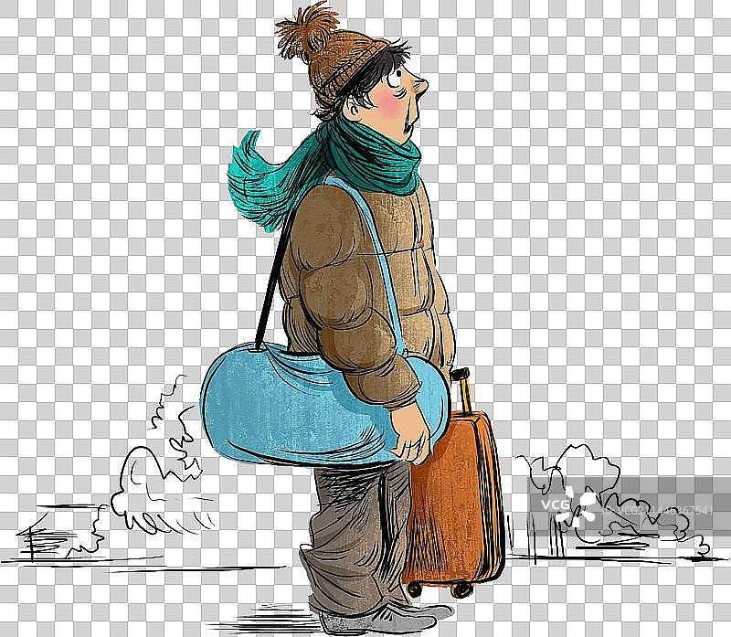 回老家，恐归族，都市，团圆，过年图片素材