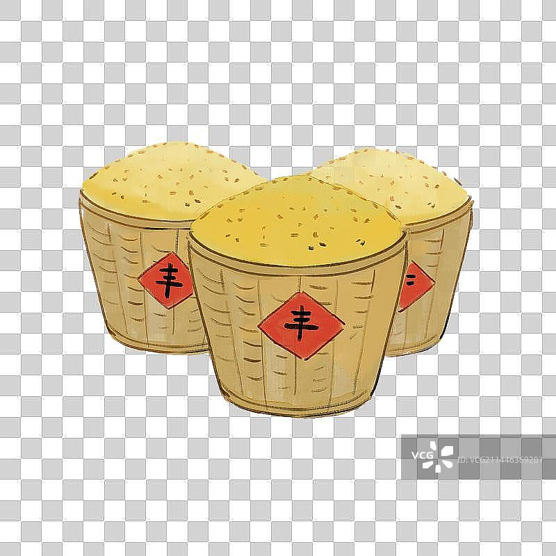 装满粮食的谷仓图片素材