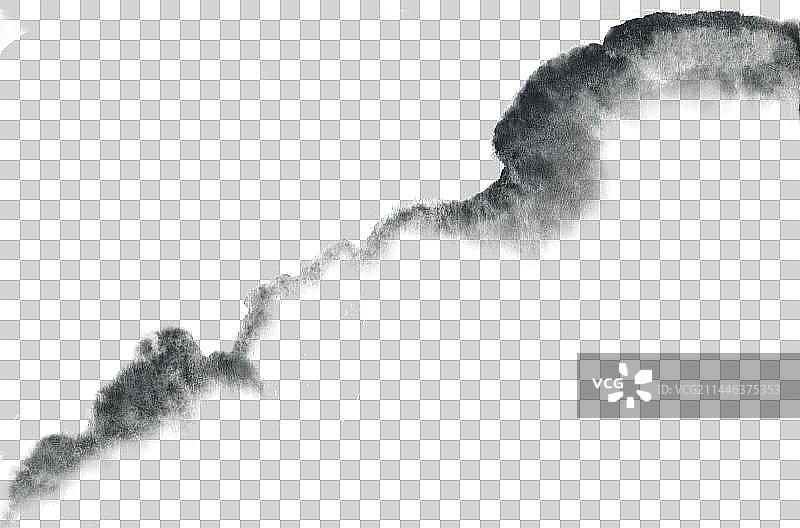 黑白水墨图片素材