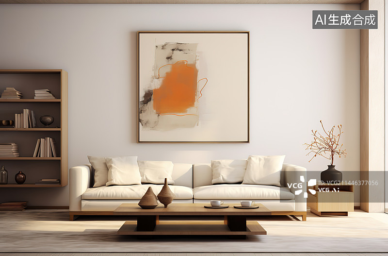 【AI数字艺术】室内样板房家居设计图片素材