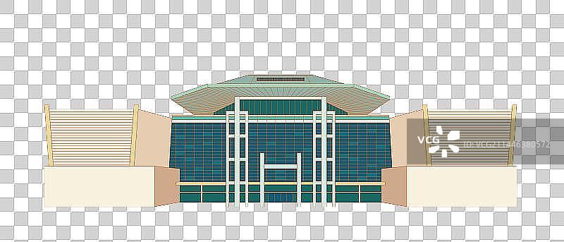 国风地标系列—湖南省博物馆图片素材