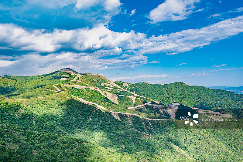 夏季北京延庆海坨山国家高山滑雪中心图片素材