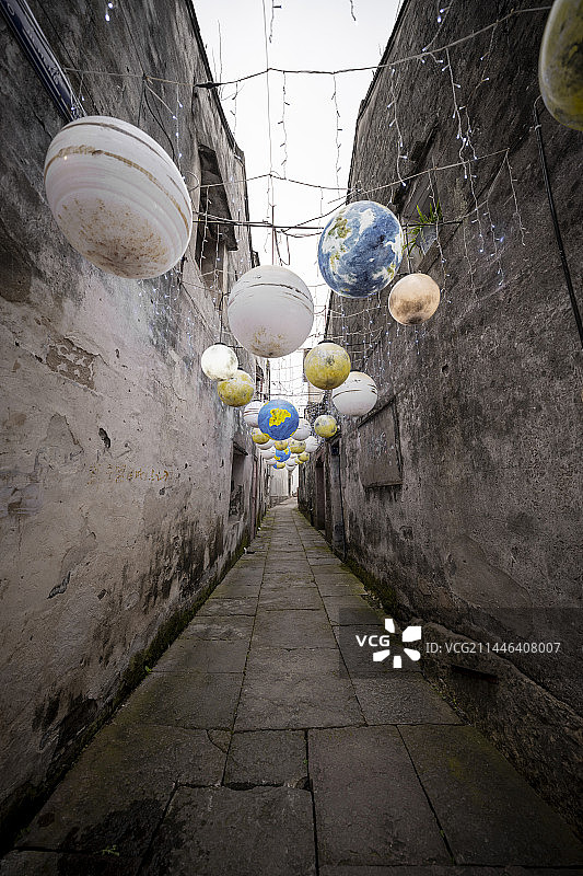 浙江宁波象山石浦渔港古城景区图片素材