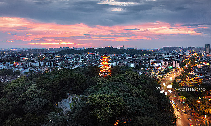 绍兴应天塔图片素材