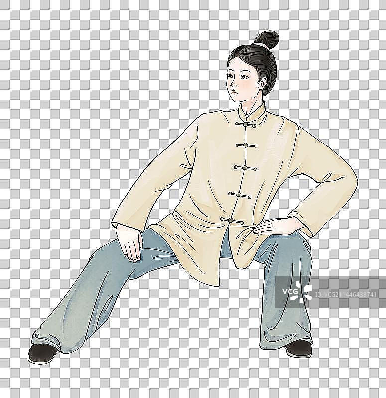 第五式 摇头摆尾去心火图片素材