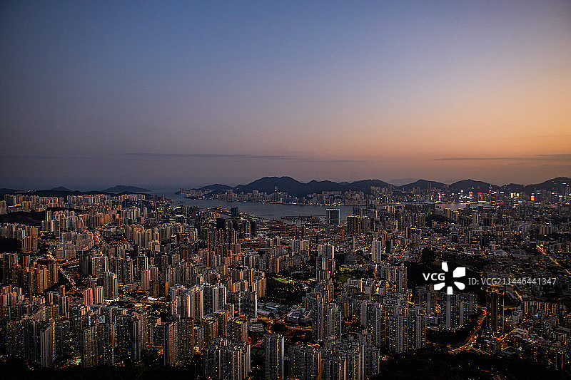 香港城市天际线图片素材