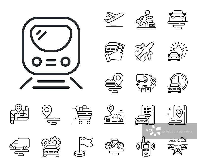 地铁线路图标：地铁地下交通标志图片素材