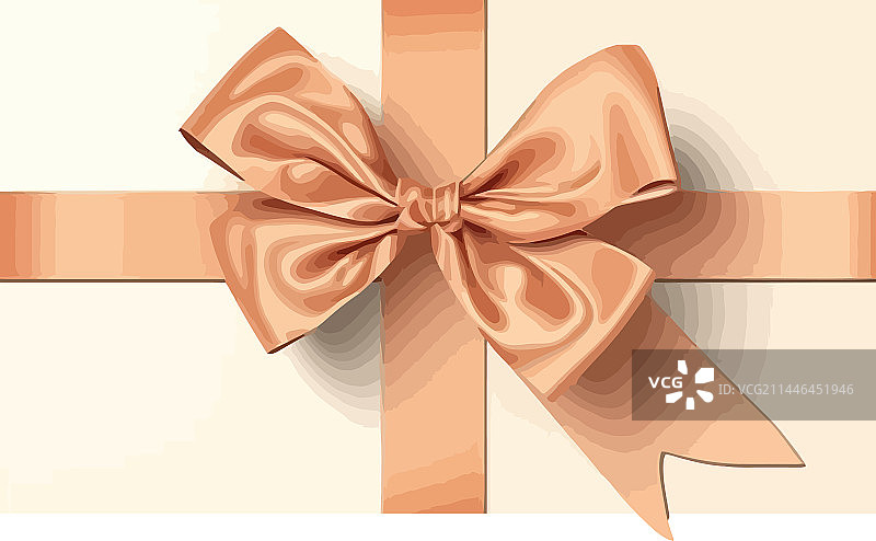 金色缎带包裹的浪漫生日礼物图片素材