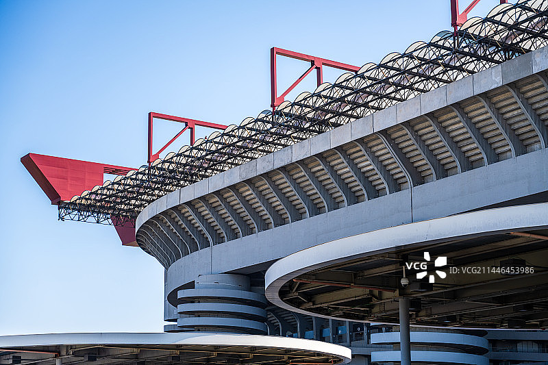 意大利米兰圣西罗球场图片素材