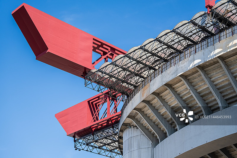 意大利米兰圣西罗球场图片素材