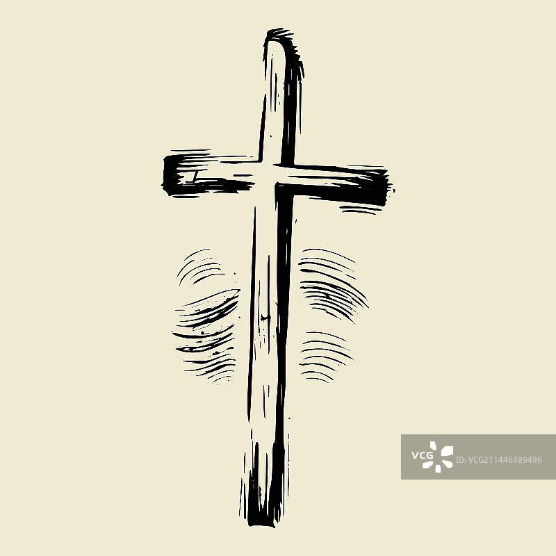 十字架 - 抽象宗教艺术图片素材