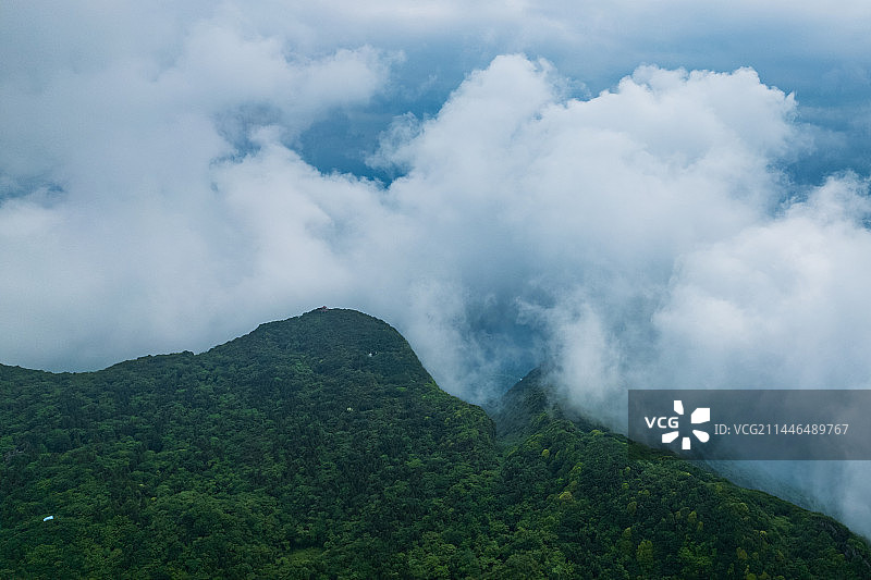 四川广安市华蓥山宝鼎风景区图片素材