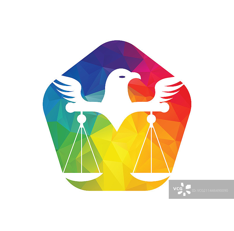 法律公正logo设计模板图片素材