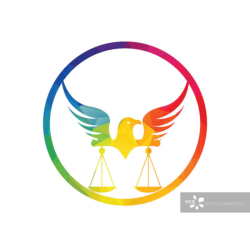 法律公正logo设计模板图片素材