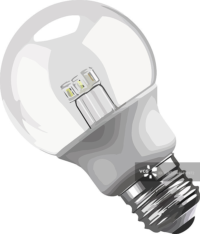 灯泡闪耀着明亮的想法图片素材