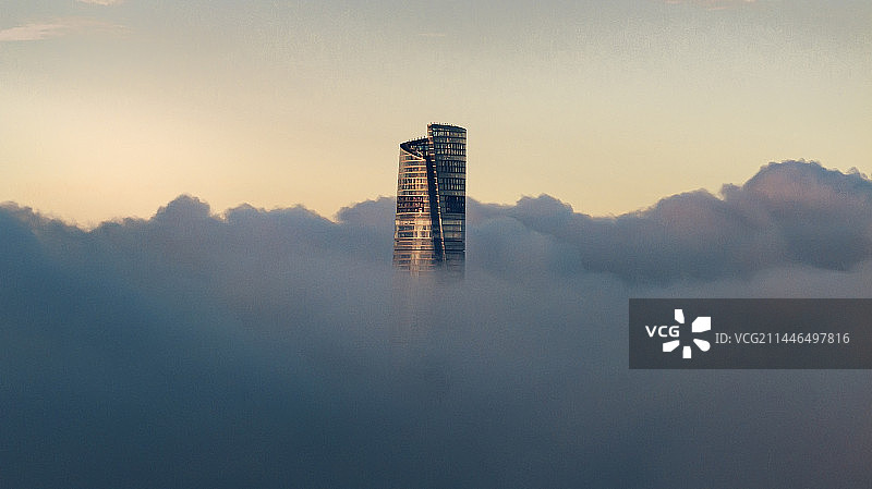 云层之上图片素材