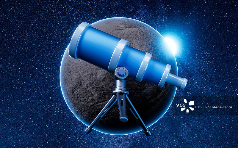 外太空星球科幻题材3D渲染图片素材