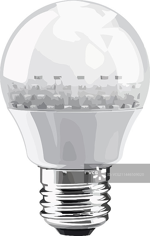 具有环境灵感的发光灯泡图片素材