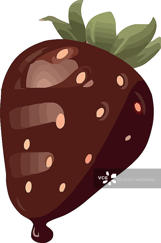 草莓巧克力图片素材