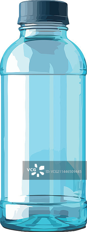 装有水的透明塑料瓶图片素材