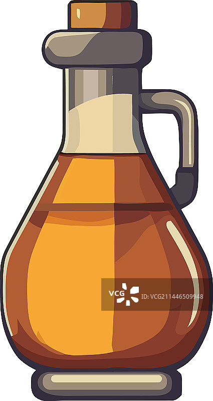 玻璃瓶装有机橄榄油图标图片素材