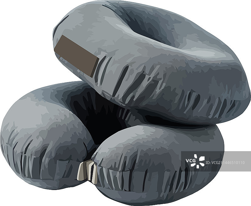 橡胶旅行靠垫舒适图标图片素材