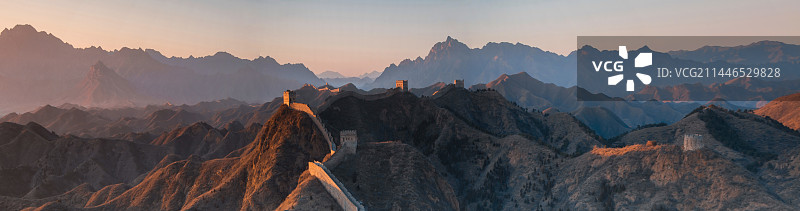 河北省承德市滦平县金山岭长城图片素材