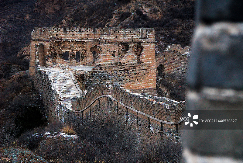 河北省承德市滦平县金山岭长城图片素材