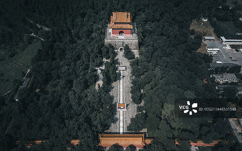 北京明十三陵长陵图片素材
