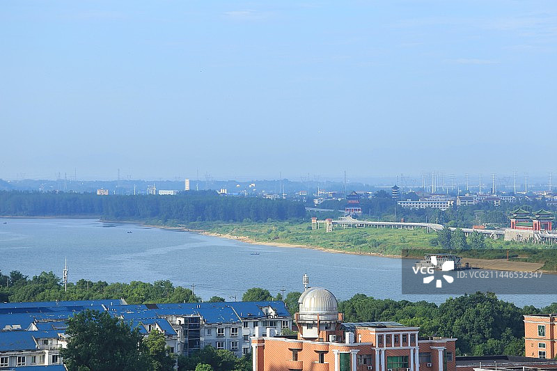 常德沅江风光图片素材