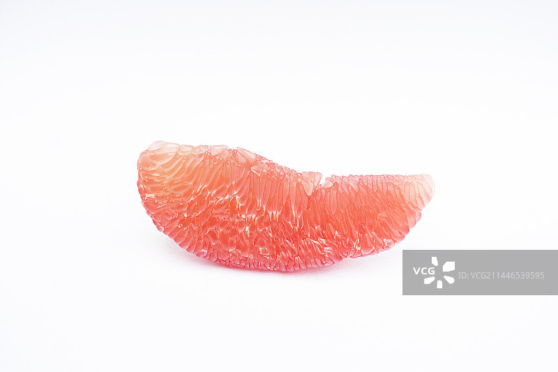 红心柚子白色背景图片素材