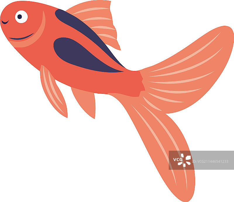 游泳金鱼设计图片素材