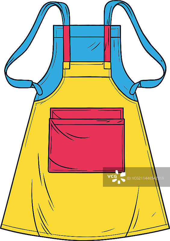 黄色围裙设计图片素材