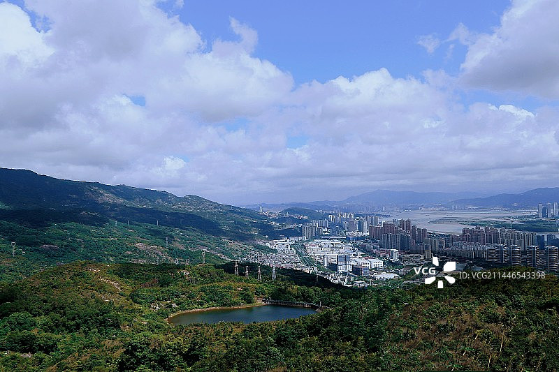 鼓山一角图片素材