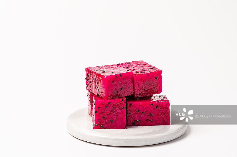 切块红心火龙果图片素材