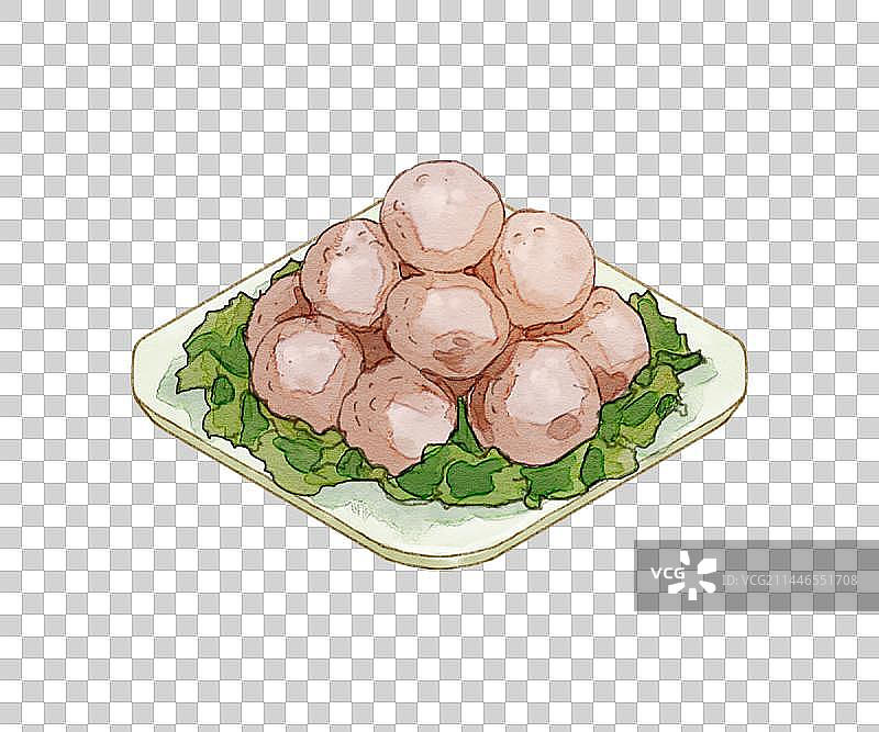 火锅菜单系列牛肉丸图片素材