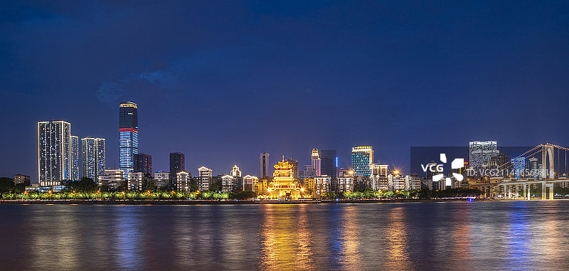 广西柳州柳江夜景图片素材
