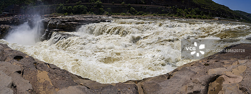 陕西延安宜川黄河壶口瀑布图片素材