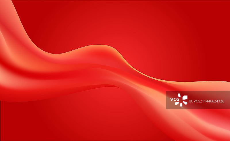 国庆节新年节日红色飘带背景海报模版图片素材