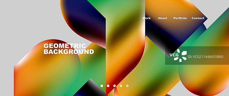 Glassmorphism登陆页背景模板图片素材