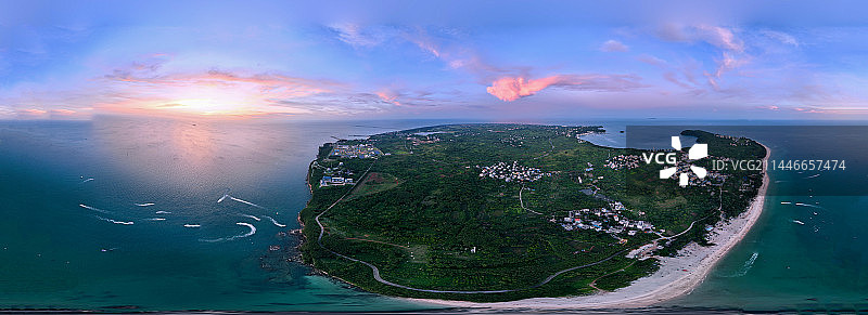 涠洲岛全景+广西北海市海城区涠洲镇图片素材