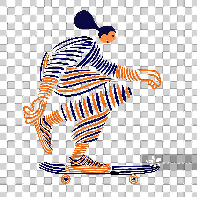 滑板运动的人图片素材