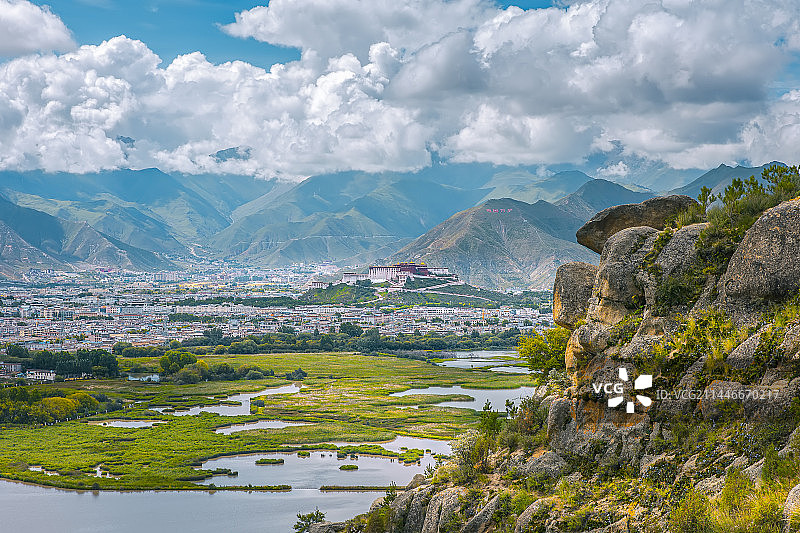 拉鲁湿地之夏、生态拉鲁图片素材