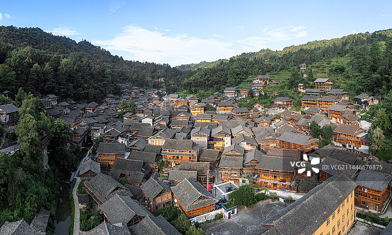 贵州榕江县大利侗寨风光图片素材