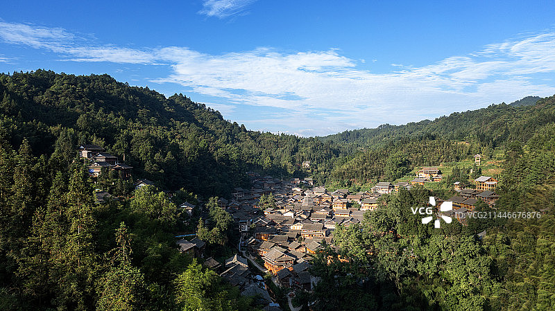 贵州榕江县大利侗寨风光图片素材