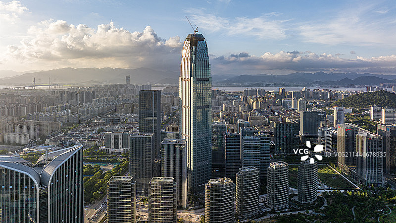 椒江中央商务区图片素材