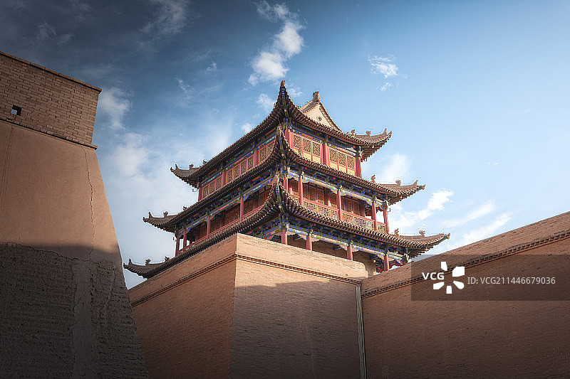宏伟关城图片素材