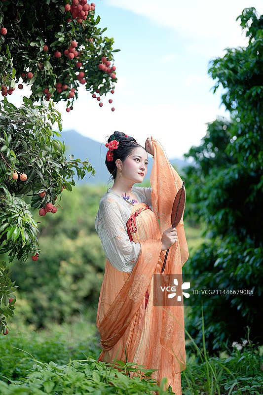 汉服人像图片素材