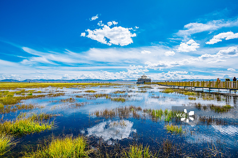 若尔盖草原明珠图片素材