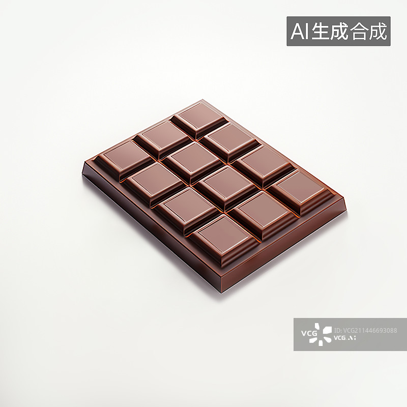 【AI数字艺术】一块巧克力图片素材